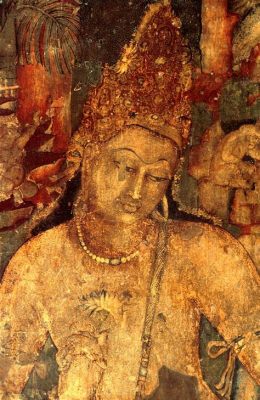 De Ajanta-Bodhisattva! Een Vertederend Portret van Verlichting en Vrede